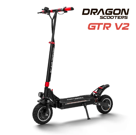 ELECTRIC SCOOTER- DRAGON GTR V2 - DUAL MOTOR 1800 watts Max 2400 watts