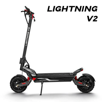 LIGHTNING V2 - DUAL MOTOR HIGH PERFORMANCE ELECTRIC SCOOTER Max 6000 watts PEAK POWER- New 2025 model