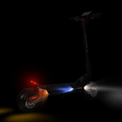 LIGHTNING V2 - DUAL MOTOR HIGH PERFORMANCE ELECTRIC SCOOTER Max 6000 watts PEAK POWER- New 2025 model