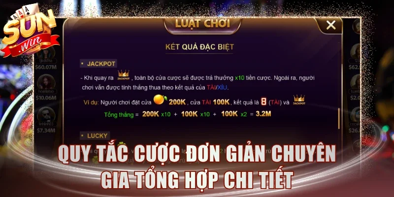 Quy tắc cược đơn giản chuyên gia tổng hợp chi tiết